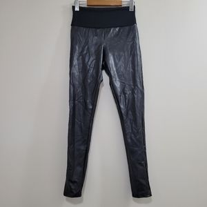 Spanx faux leather leggings S